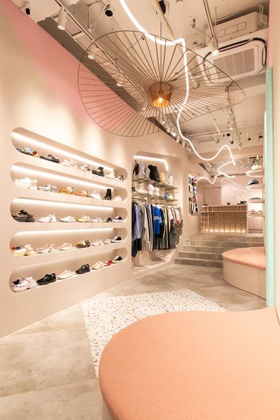 atmos pink flagship Harajuku