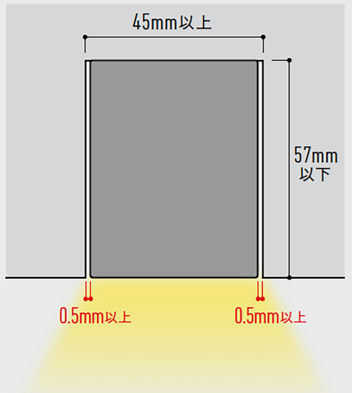 TRIM LINE LED 照明器具